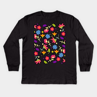 Spring Colours Kids Long Sleeve T-Shirt